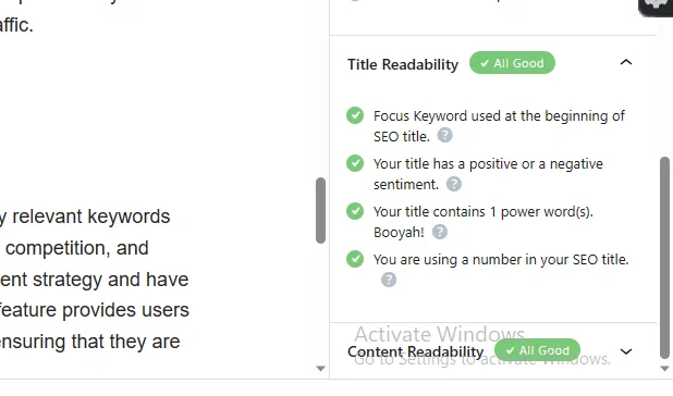 rank math recommendations