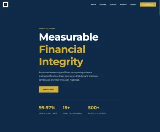Finance and accounting website template