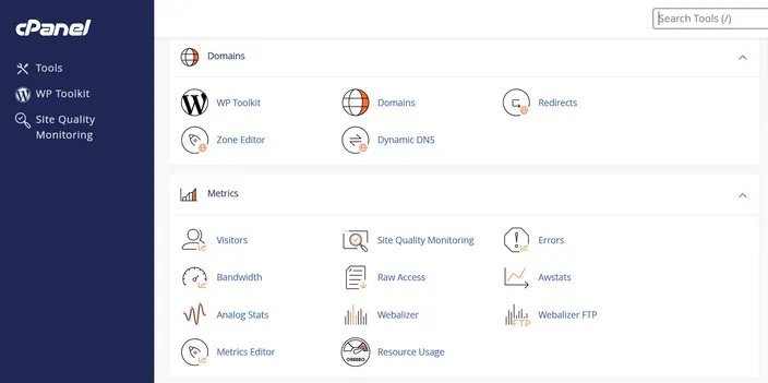 Zone editor location in cPanel