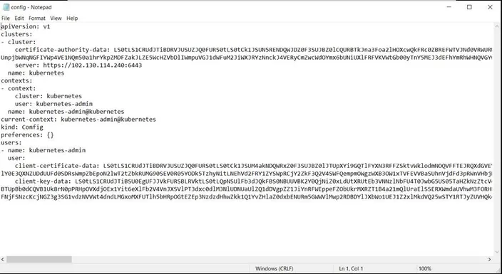 config file