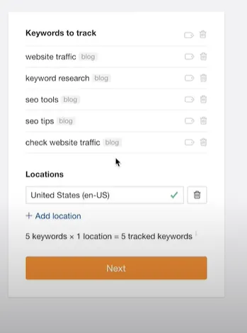 ahrefs location form