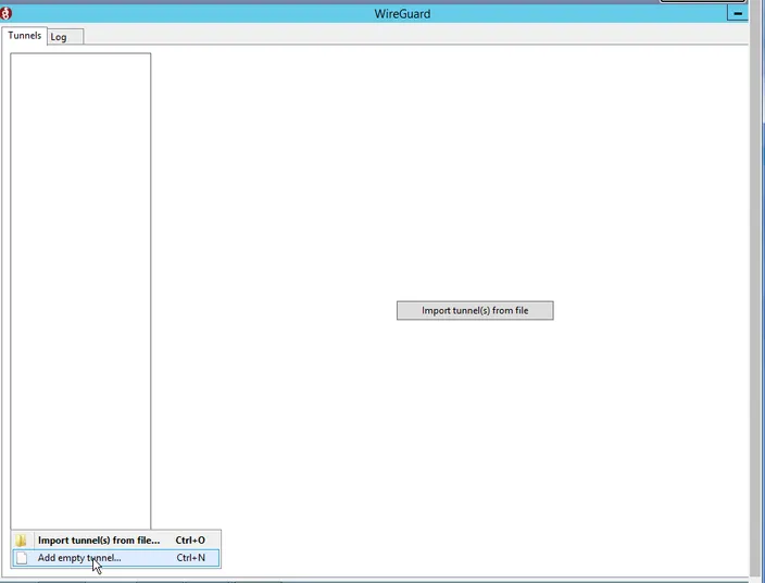 terminal output