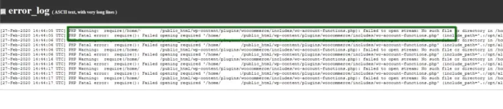 plugin errors