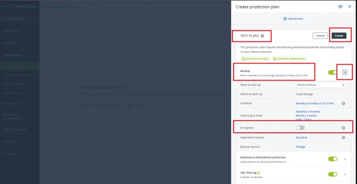 Acronis screenshot
