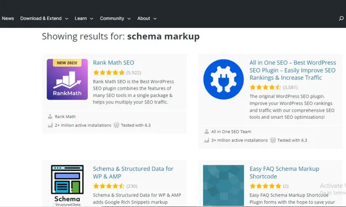 schema markup plugins